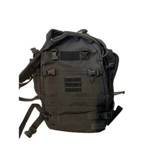 Highland Tactical Roger Canvas Backpack XL Black